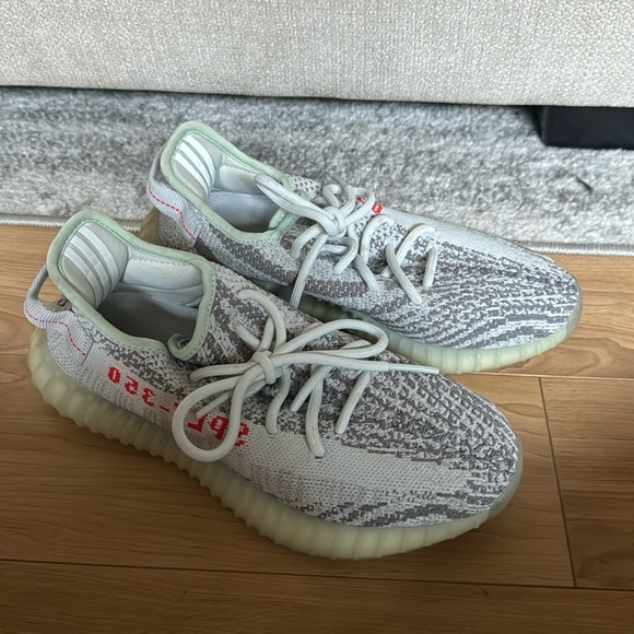 Yeezy 350 V2 blue tint
